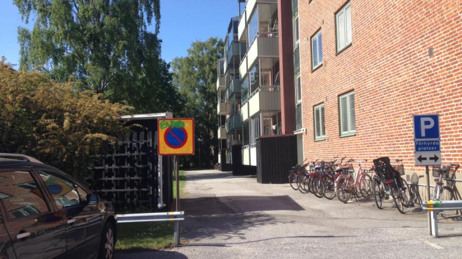 Framsidan av huset.